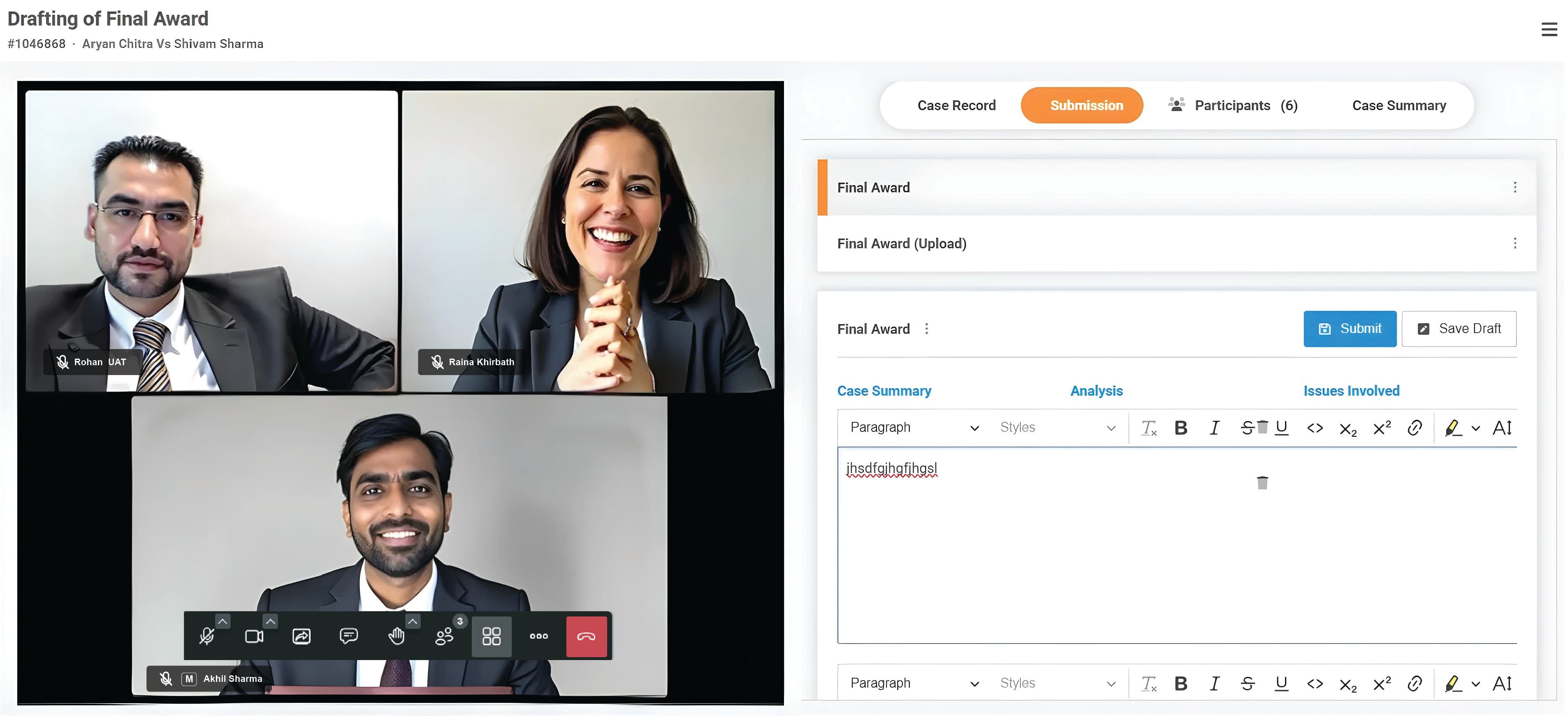Online Mediation Platform